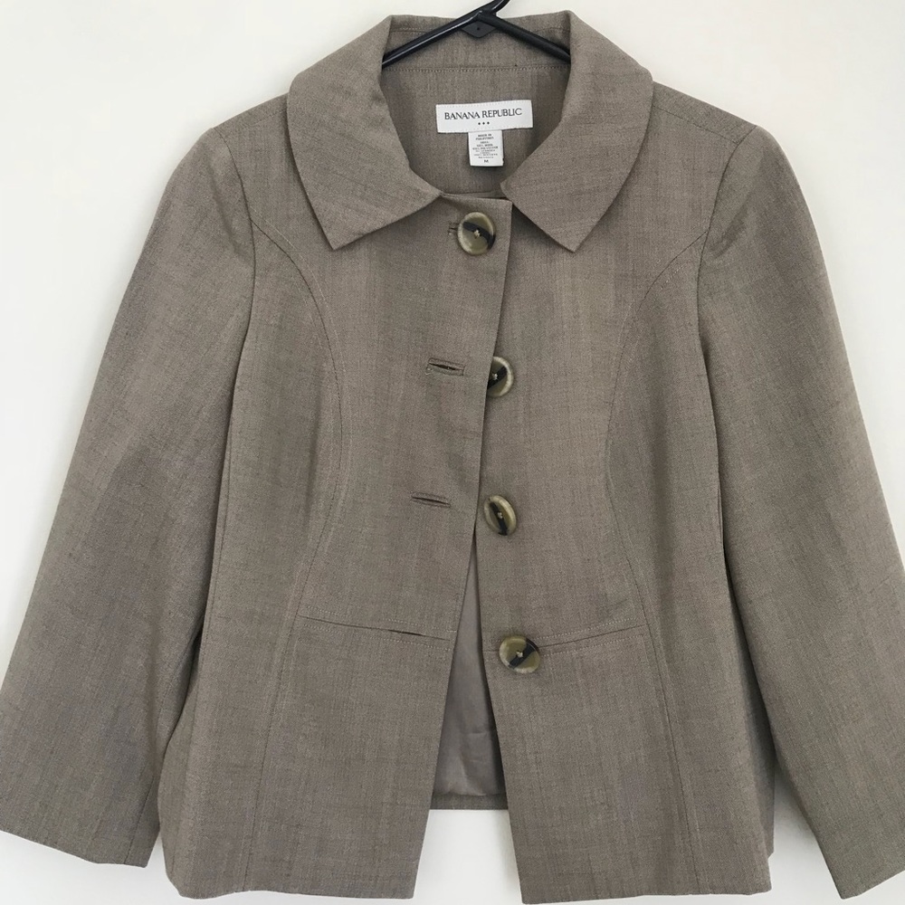 Banana republic pea coat blazer
